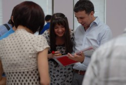 2011.07.14 Презентація в Клубі найбільшої бізнес-бібліотеки в Західній Україні (1200 книг)